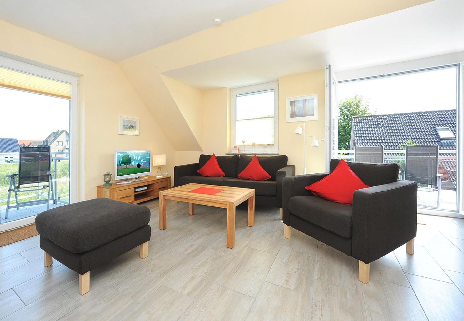 Besondere Aussicht - Ferienwohnung Deichblick Bensersiel Exterior foto